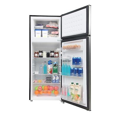 #ad 7.5 Cu. Ft. Top Freezer Refrigerator Frigidaire Platinum Series Stainless Look $311.99