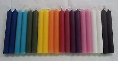 #ad 6 Packet Candle 10 Different Color Candles Dinner Table And New Year Deco Candle $124.99