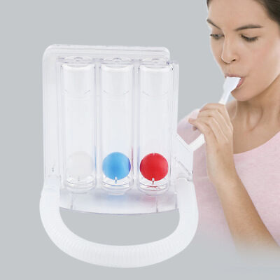 #ad Breathing Exerciser Lung Improvement Deep Breath Trainer Respiratory 1200 ml cc $11.28