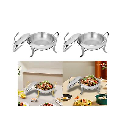#ad Stainless Steel Chafing Dish Camping Alcohol Stoves for Outdoor Commercial $36.30