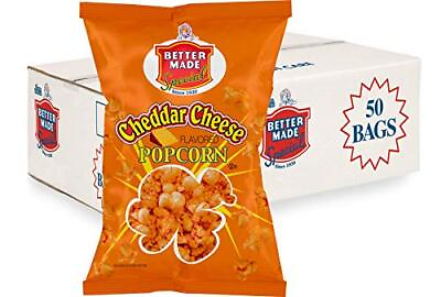 #ad #ad Hot Popcorn Cheese Better Made Special Flavored Case Of 50 Cheddar Snacks $63.58