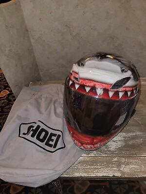 #ad Shoei Helmet RF 1100 Shark Jaws Helmet Rare XXS $399.00