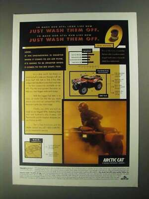 #ad 1998 Arctic Cat 300 4x4 ATV Ad Just Wash Them Off $19.99
