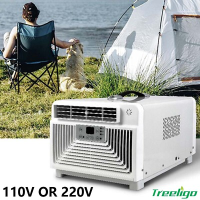 #ad #ad 110V 220V Electric Portable Air Conditioner Mini Outdoor Camping Tent AC Kit $396.99