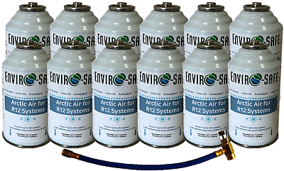 Artic Air for R12 systems GET COLDER AIR 12 Cans with hose $184.00