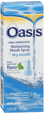 #ad Oasis Moisturizing Mouth Spray Mint Flavor 1oz $12.58
