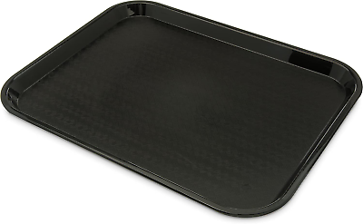 #ad Cafe Plastic Fast Food Tray 14quot; X 18quot; Black $7.58