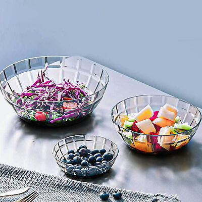 #ad #ad Serving Bowl Transparent Large Capacity Snack Serving Salad Bowl Lightweight $12.23