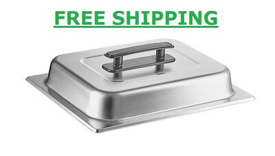 #ad 4 Qt. Stainless Steel Chafer Replacement Half Size Chafing Dish Pan Lid Cover $35.68