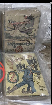 #ad #ad Antique Set Of 2 L. Frank Baum Wizard of Oz books 1910 1929 $129.99