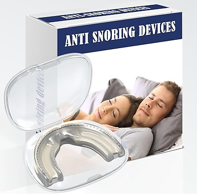#ad #ad Anti Snoring Mouth Guard Reusable Anti Snoring Devices with Comfort Size $32.96