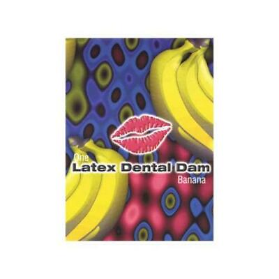 Dental Dam Banana Oral Lip Tongue Protection Flavored Mouth Rubber Thin Latex $6.99