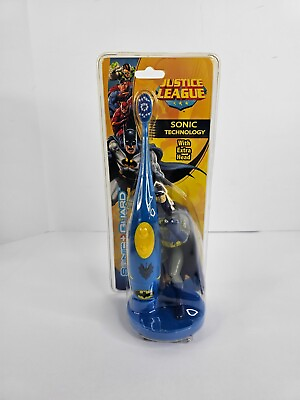 New amp; Sealed Sonic Guard Justice League Batman Electric Tooth Brush FREE SHIP $19.19