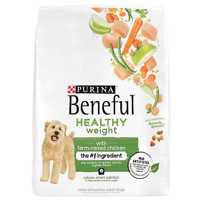 #ad Dry Dog Food for Adults Healthy Weight High Protein Farm Raised Chicken % $30.39