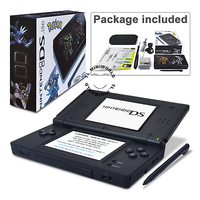 #ad Nintendo DS Lite amp; Game boy Advance HandHeld Console System Pokemon Black DSL $94.99