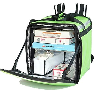 Pk76f Doubledeck Insulated Pizza food Delivery Backpack Bag 16quot;x 15quot;x 18quot;with A $78.77