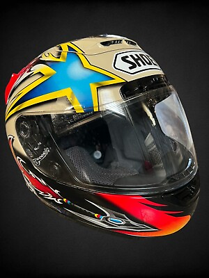 #ad Shoei X 11 Motorcycle Racing Helmet Norifumi Abe Norick Medium Date 03 06 $599.00
