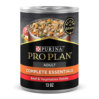 #ad Purina Pro Plan Slices in Gravy Wet Dog Food for Adult Dogs Beef 13 Oz Cans USA $30.27