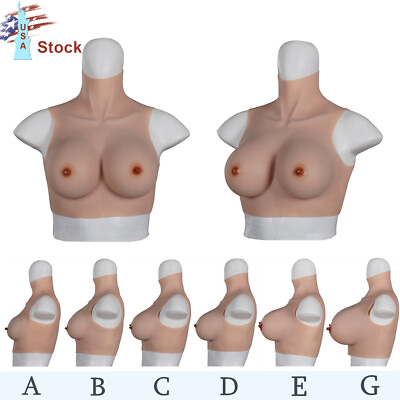 #ad #ad Silicone Breast Forms Breast Plate Fake Boobs Crossdresser Transgender Cosplay $103.84