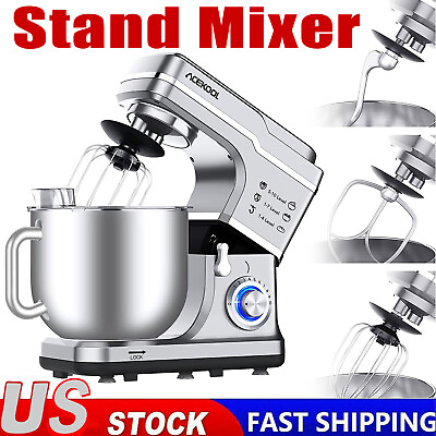 Stand Mixer 10 Speed Tilt Head 660W Kitchen Food Electric Mixer 7.5QT Blender US $99.62