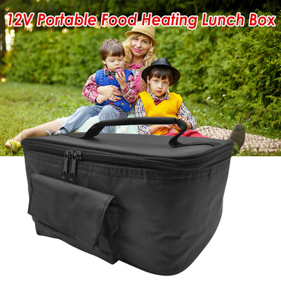 12V Portable Food Heating Lunch Box Heated Warmer Bag For Truck Car Mini Oven $24.18