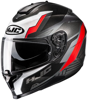 #ad #ad HJC C70 Silon SunShield Motorcycle Helmet Red XS S M L XL 2X Sunscreen c 70 BK $139.99