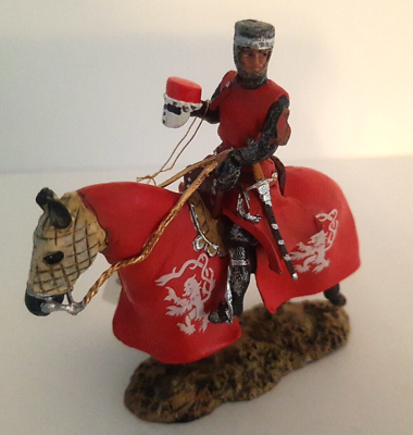 #ad Del Prado Medieval Warriors The Sire de Montfort France C. 1214 missing Shield C $18.00