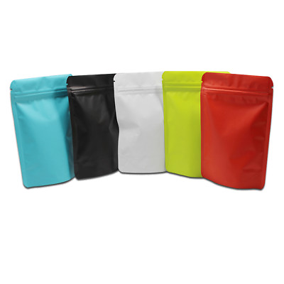 #ad Matte Pure Aluminum Foil Stand Up Bags Pouches for Zip Mylar Food Lock Packaging $311.00