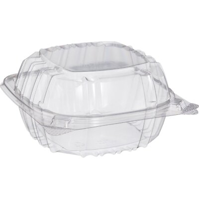#ad Small Clear Plastic Hinged Food Container 6x6 for Sandwich Salad Party Favor ... $37.44