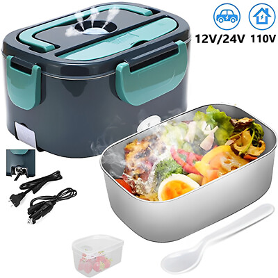 #ad Electric Lunch Box For Home Travel Food Warmer Bag Box Storage Heater 110V US $36.99