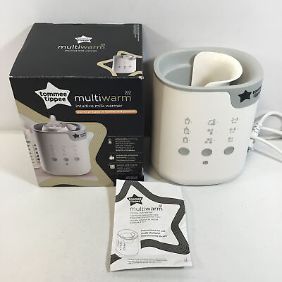 #ad Tommee Tippee Multiwarm White Automatic Timer Intuitive Bottle Milk Warmer Used $24.99