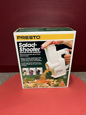 Electric Presto Salad Shooter NEW sealed Slicer Shredder 02910 Saladshooter $34.95
