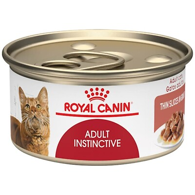 Royal Canin Adult Instinctive Thin Slices in Gravy Wet Cat Food 3 oz. 24 Pack $38.99