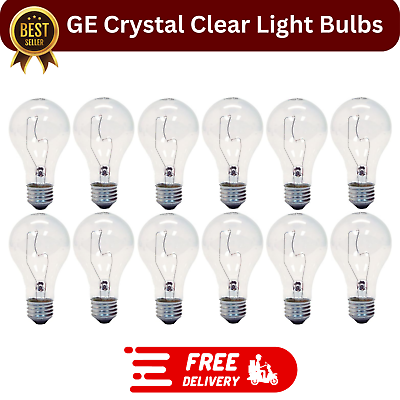 #ad GE General Purpose Clear Light Bulb A21 150 Watt Quantity 12 $28.99
