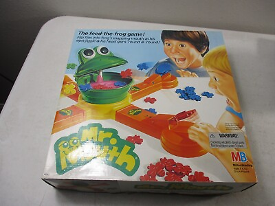 MR. MOUTH GAME 1987 Vintage Milton Bradley Feed The Frog Works Perfectly $39.99