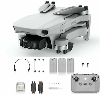 DJI Mini 2 Drone Quadcopter Ready To Fly 3 battery Bundle Certified Refurbished $389.00