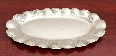 #ad VINTAGE D.F HECHO EN MEXICO 925 STERLING SILVER DISH. 2.7x5. 17.42GRS $49.99