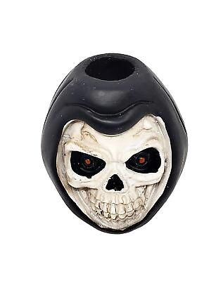 #ad Fujima Novelty 1 1 4quot; Hooded Skull Design Polyresin Cigarette Ashtray Snuffer $8.99