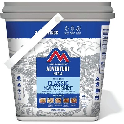 #ad #ad Mountain House Classic Bucket Freeze Dried Backpacking amp; Camping Food 24Serving✅ $135.00