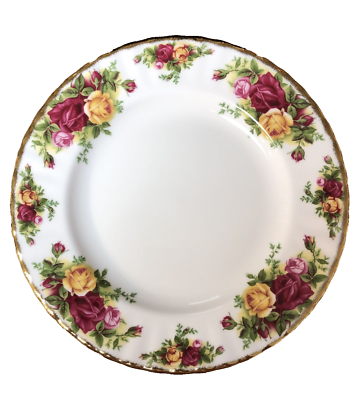 #ad Royal Albert Salad Plate OLD COUNTRY ROSES Gilded Edge w Paper Label 8quot; $19.99