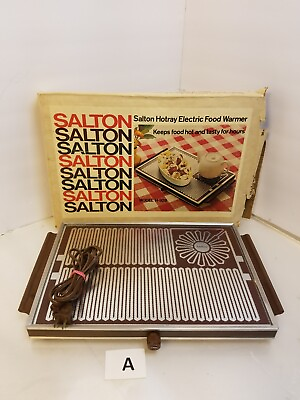 #ad #ad Vintage Salton Electric Hotray Warming Tray Food Warmer Model H 928 $45.00