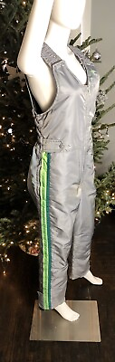 #ad #ad Vintage Small S M Artic Cat Articwear Snowmobile Overalls Bibs Pants Thinsulate $47.57