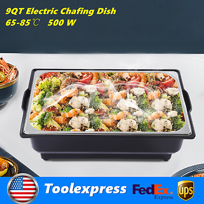 #ad Chafing Dish Electric Food Warmer Buffet Server 9L Adjustable Temperature 500W $92.00