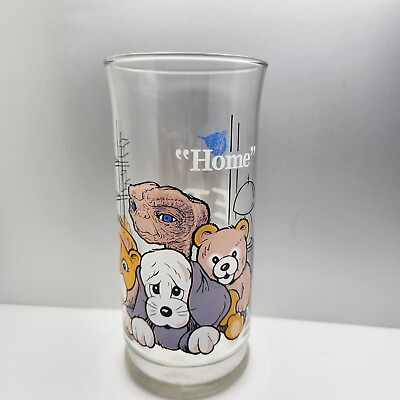 #ad #ad E.T. quot;Homequot; Drinking Glass Pizza Hut 1982 Limited edition collector series $12.95