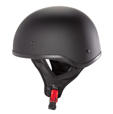 #ad Fulmer 304 Kurio Matte Black Motorcycle Half Helmet Adult Size Large $39.99