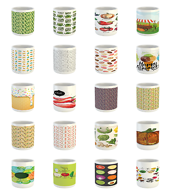 #ad #ad Ambesonne Organic Theme Ceramic Coffee Mug Cup for Water Tea Drinks 11 oz $17.99