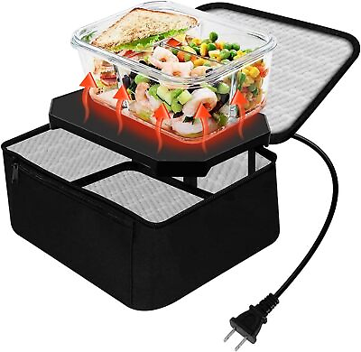 #ad Portable Electric Food Warmer Heater Mini Microwave Oven Lunch Bag for Office $28.99