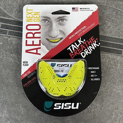 #ad SISU Aero NextGen Adult Mouthguard FREE Shipping 1.6mm Custom Fit NIP $16.00