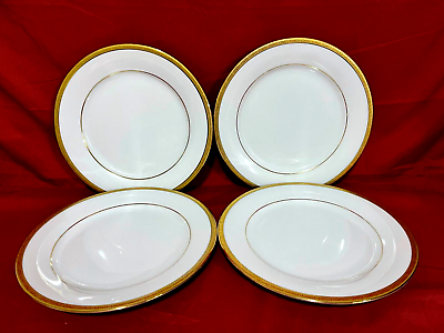 Charter Club Grand Buffet Classic Gold Set Of 4 Luncheon Salad Plates 9 1 4 $44.95