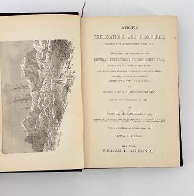 #ad 1886 Arctic Explorations amp; Discoveries Perry Back Franklin McClure Kane Hudson $44.99